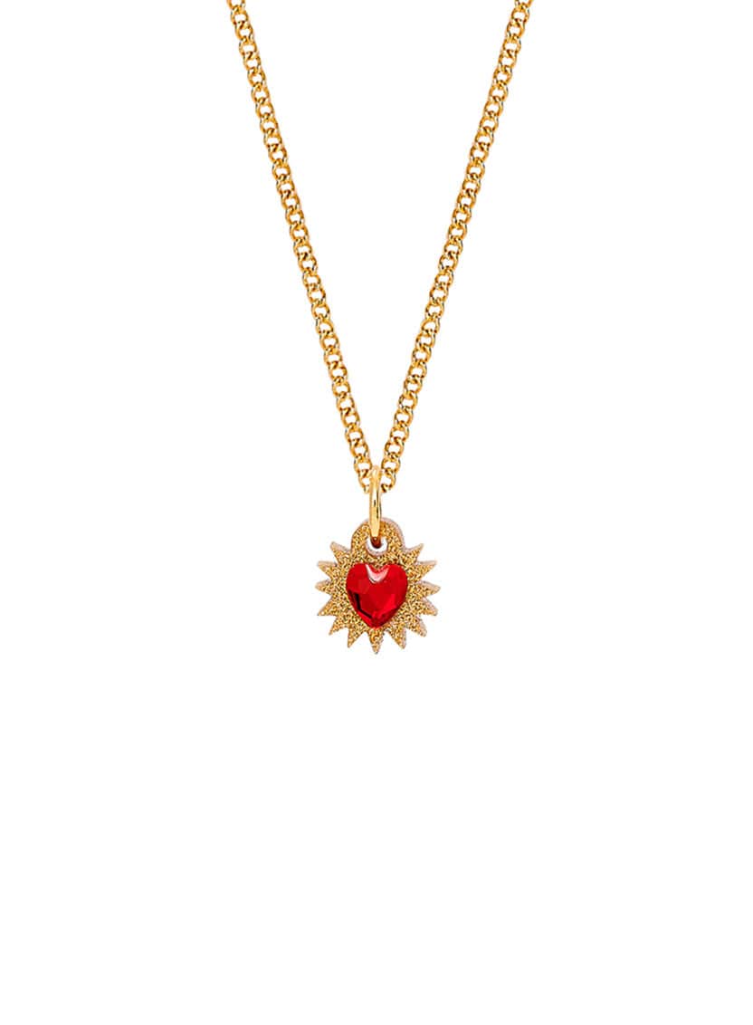 Tatty Devine mini immaculate heart necklace