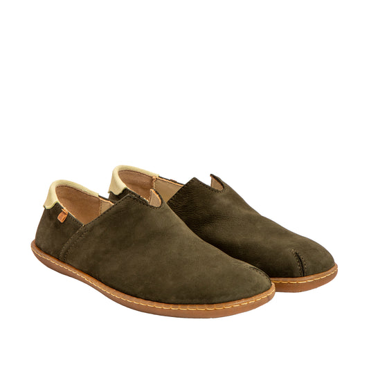 N275 kaki slip on shoe