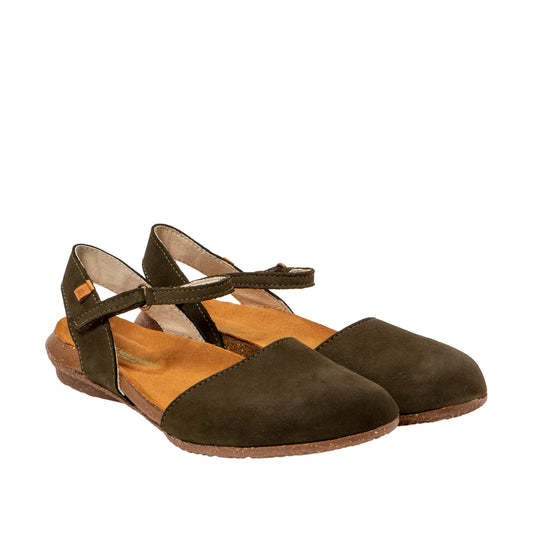 N412 nobuck kaki sandal