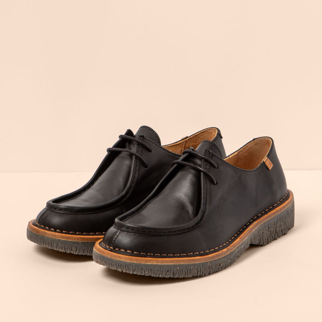 El Naturalista Volcano black leather shoe N5584