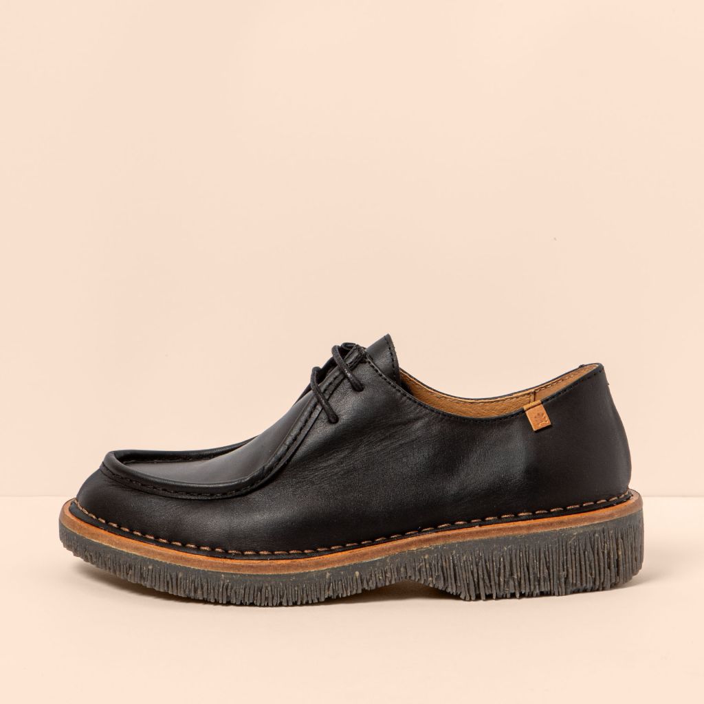 El Naturalista Volcano black leather shoe N5584