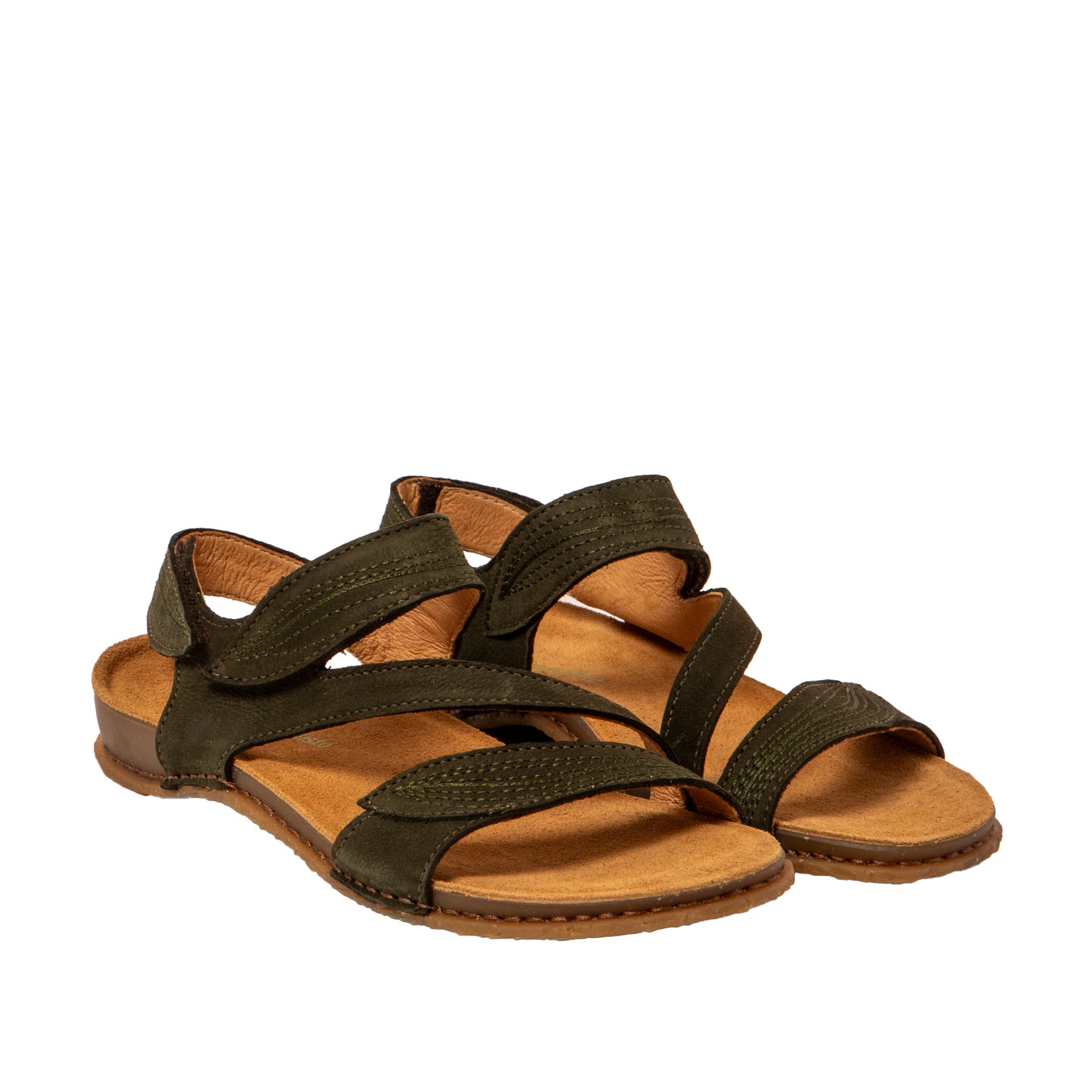 N810 nobuck kaki sandals