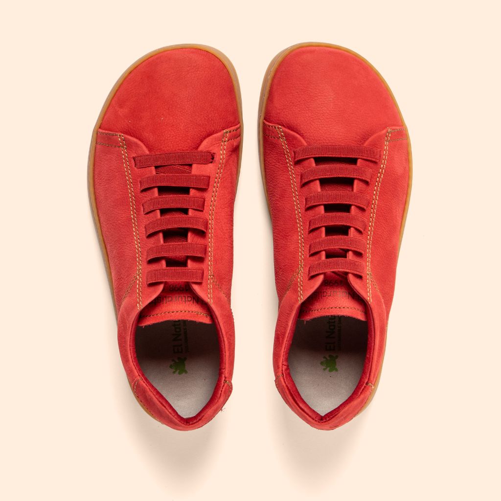 N5910L Nobuck Tibet/Origen Elasticated lace Barefoot trainer