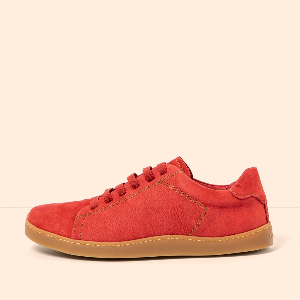 N5910L Nobuck Tibet/Origen Elasticated lace Barefoot trainer