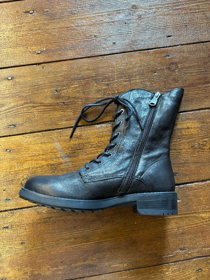 Paula Urban 9-1165 Pull negro lace up boot