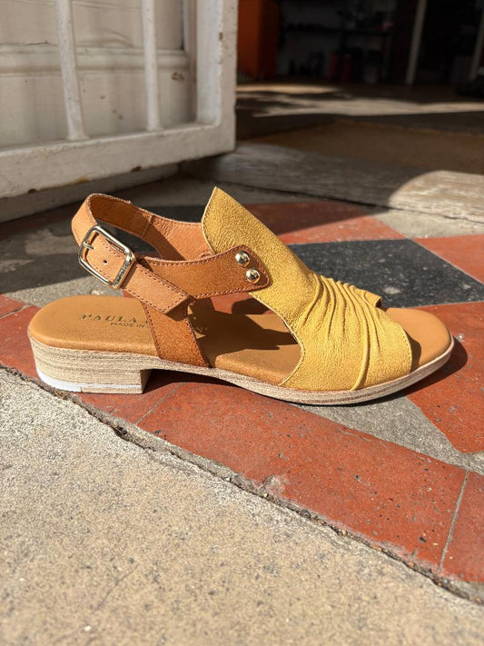 Paula Urban 9-17 yellow sandal