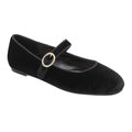 Ravel Caxton Velvet Black flats