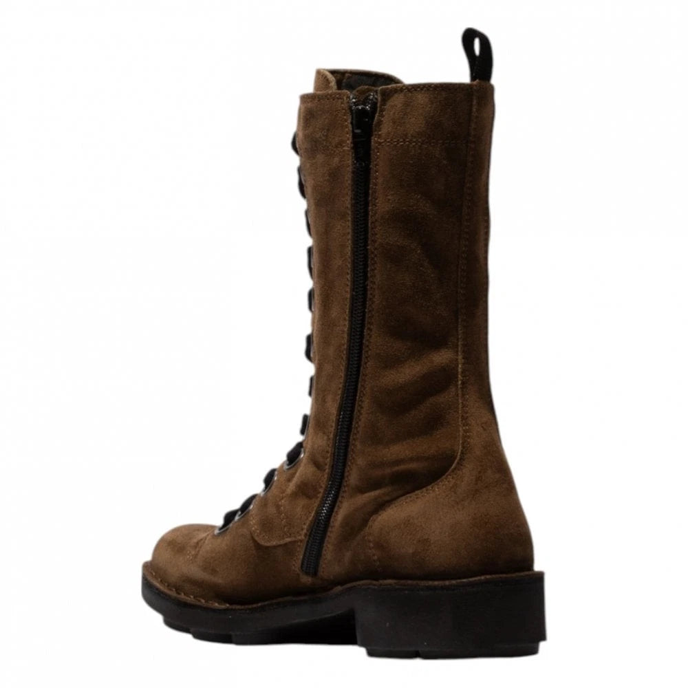 Fly Nole Oil Suede Elephant lace up boot