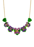 Tatty Devine sweet violet flower necklace