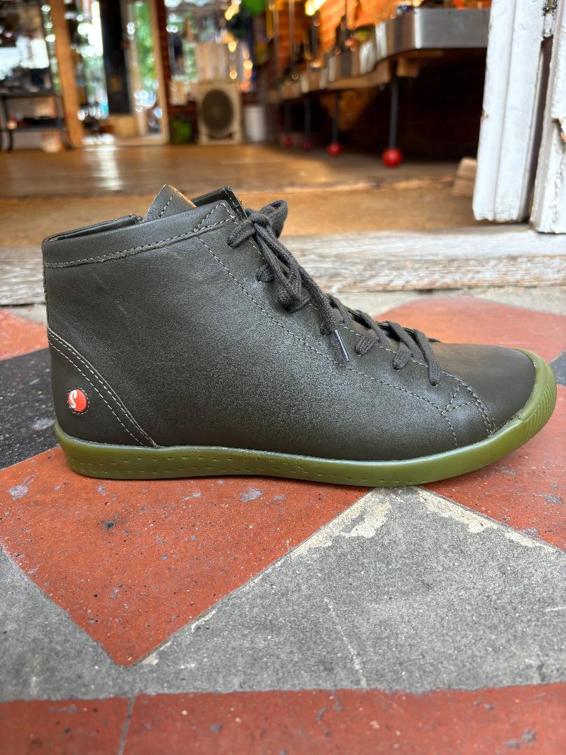 Softinos Ibbi Supple Leather, Army High Trainer