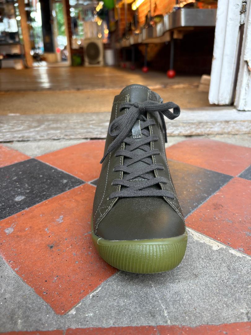 Softinos Ibbi Supple Leather, Army High Trainer