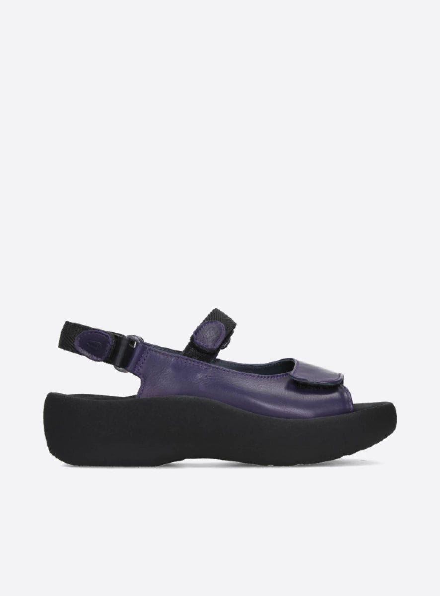 Wolky Jewel Purple leather