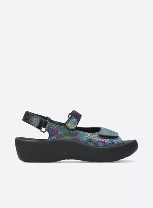 Wolky Jewel jeans blue/multi leather