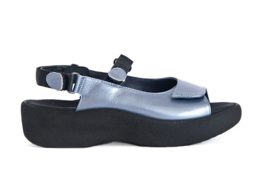 Wolky Jewel silver leather