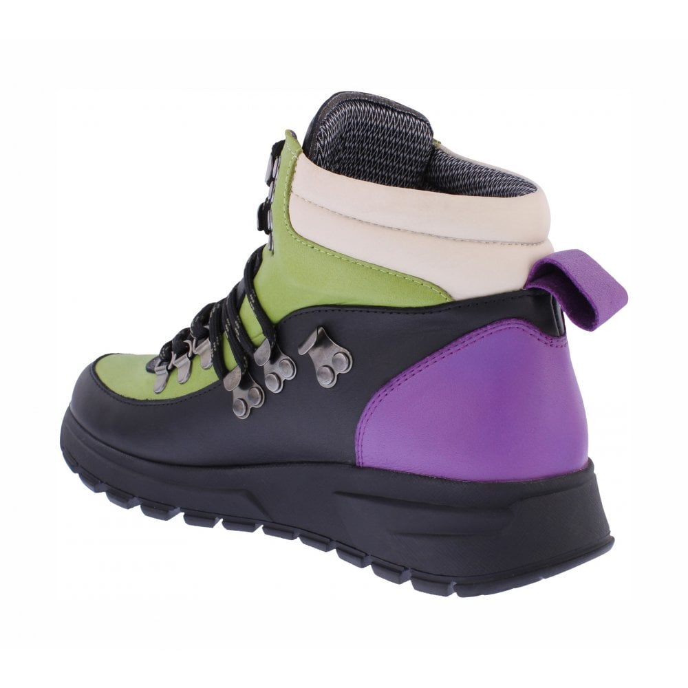 Adesso Raine Jungle Gleam Bean/Black Waterproof Lace up boots