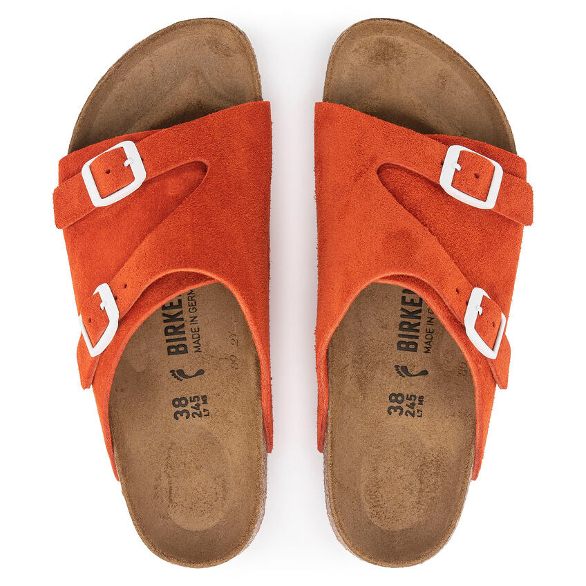 Birkenstock Zurich Sandal Tomato Red - Imeldas Shoes Norwich