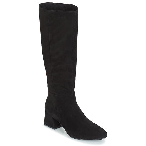 ALICE Black Suede Knee High Boots - Imeldas Shoes Norwich
