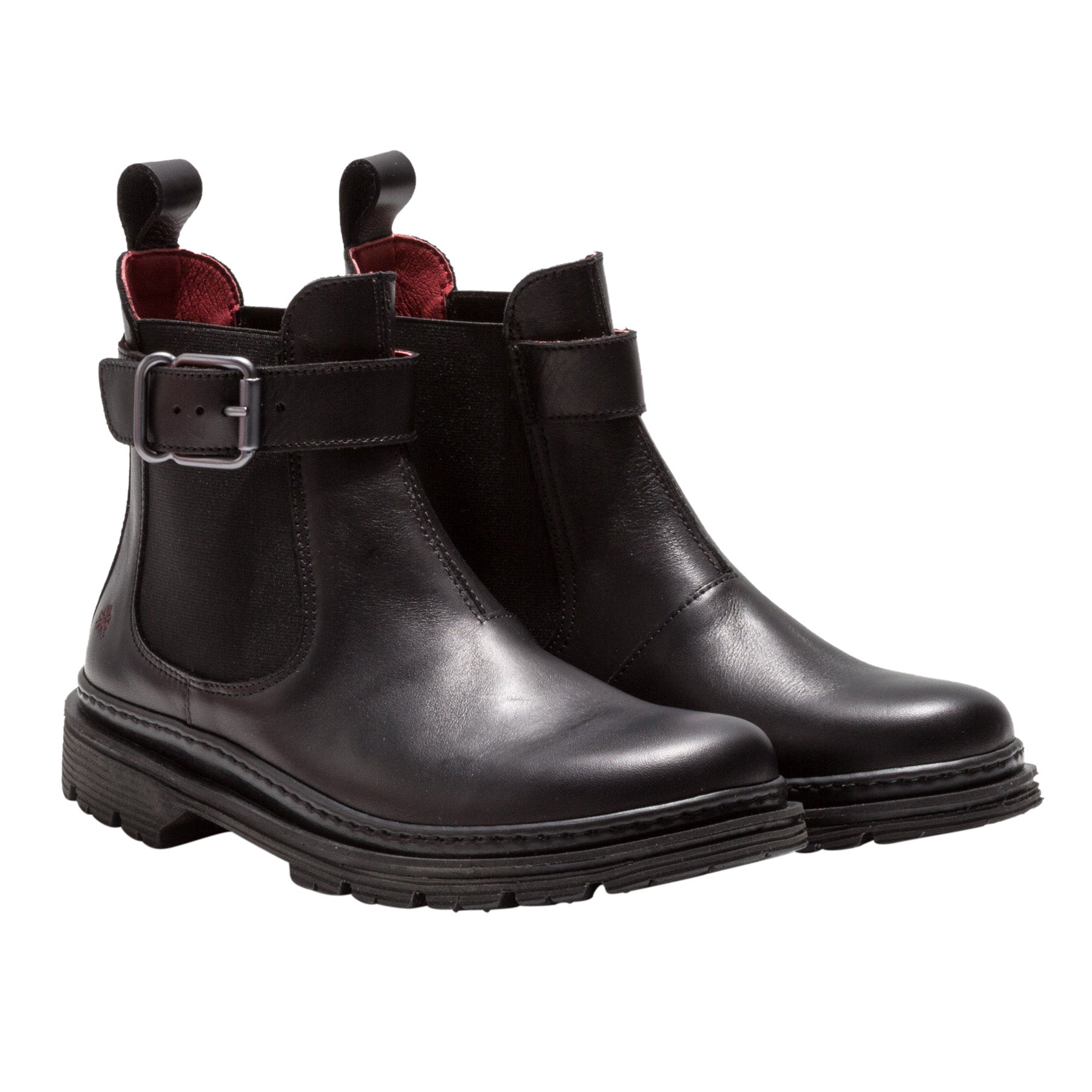 Art Birminghan 1892 black ankle boot with buckle - Imeldas Shoes Norwich