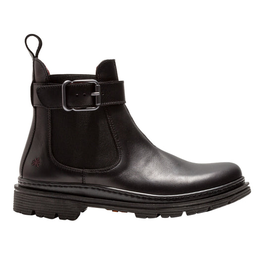 Art Birminghan 1892 black ankle boot with buckle - Imeldas Shoes Norwich