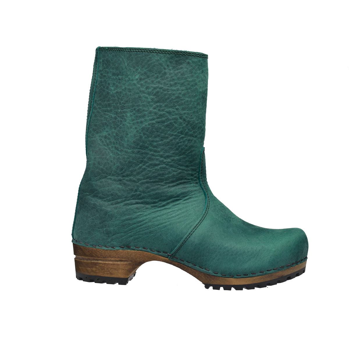 Sanita Risotto clog ankle boot green - Imeldas Shoes Norwich