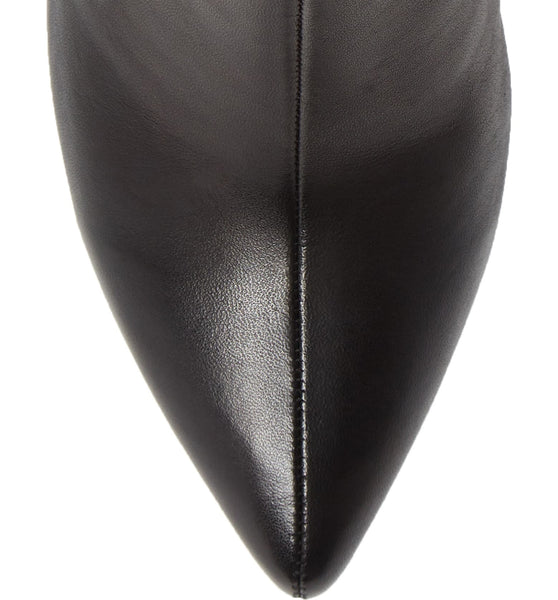WHITNEY Black Heeled Ankle Boot - Imeldas Shoes Norwich