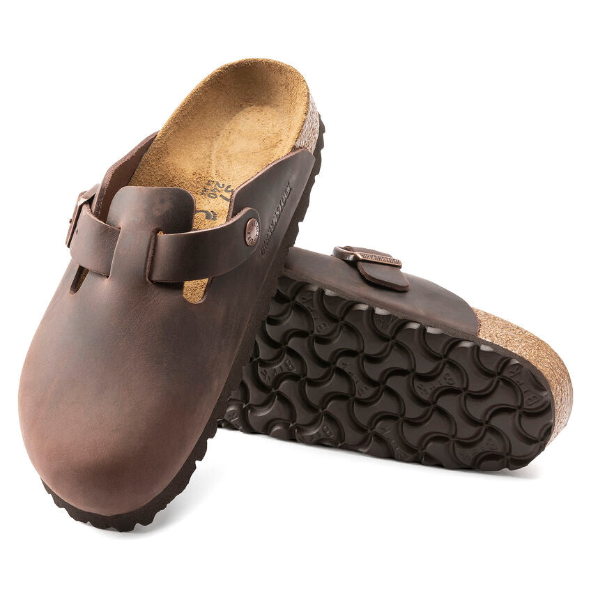 Birkenstock Boston Oiled Leather Habana