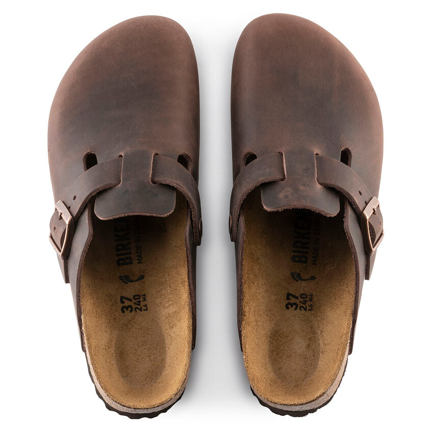 Birkenstock Boston Oiled Leather Habana