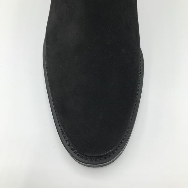 Alpe 4236 black suede Chelsea slip on boot - Imeldas Shoes Norwich
