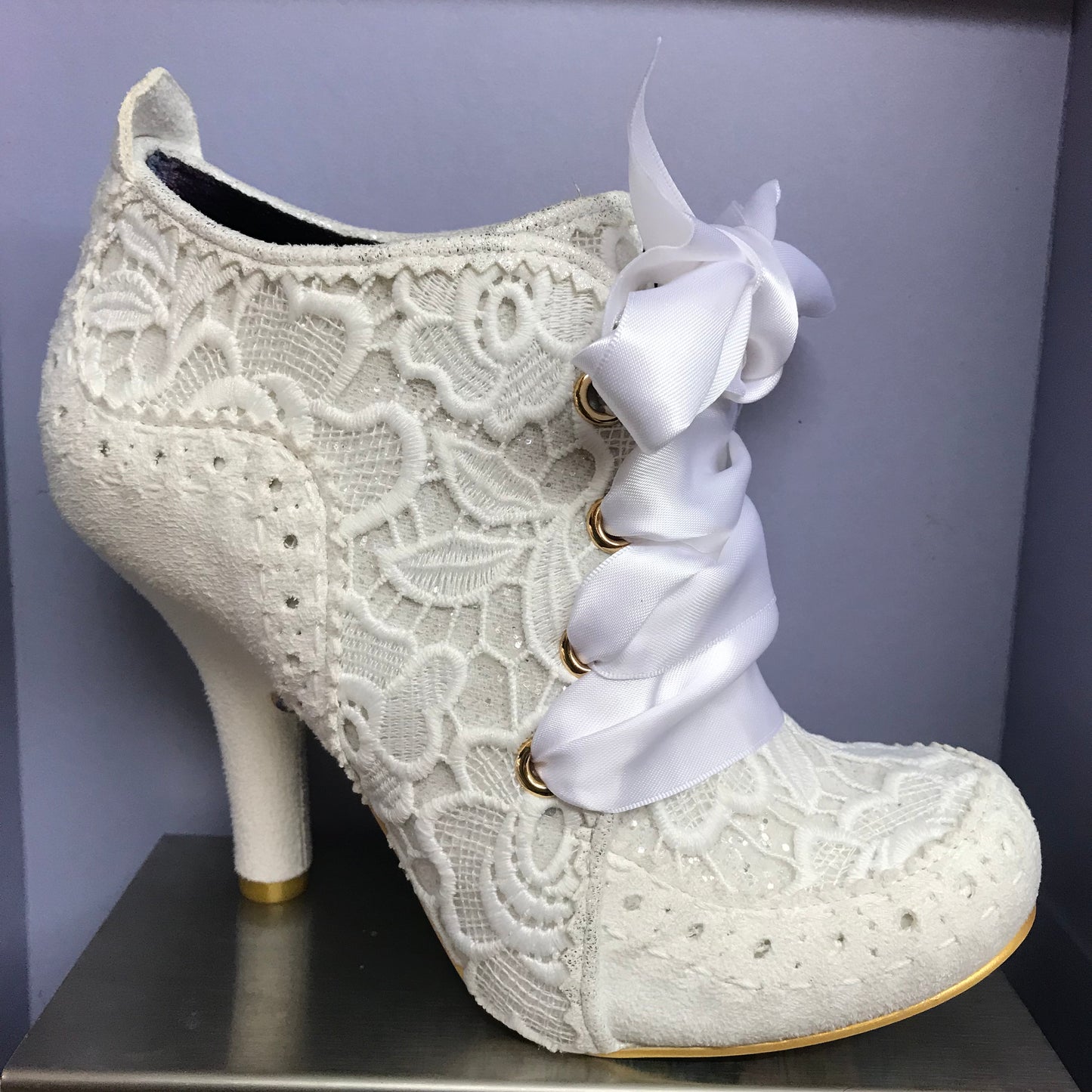 Irregular choice 3081-06q Abigails 3rd party bridal shoes - Imeldas Shoes Norwich