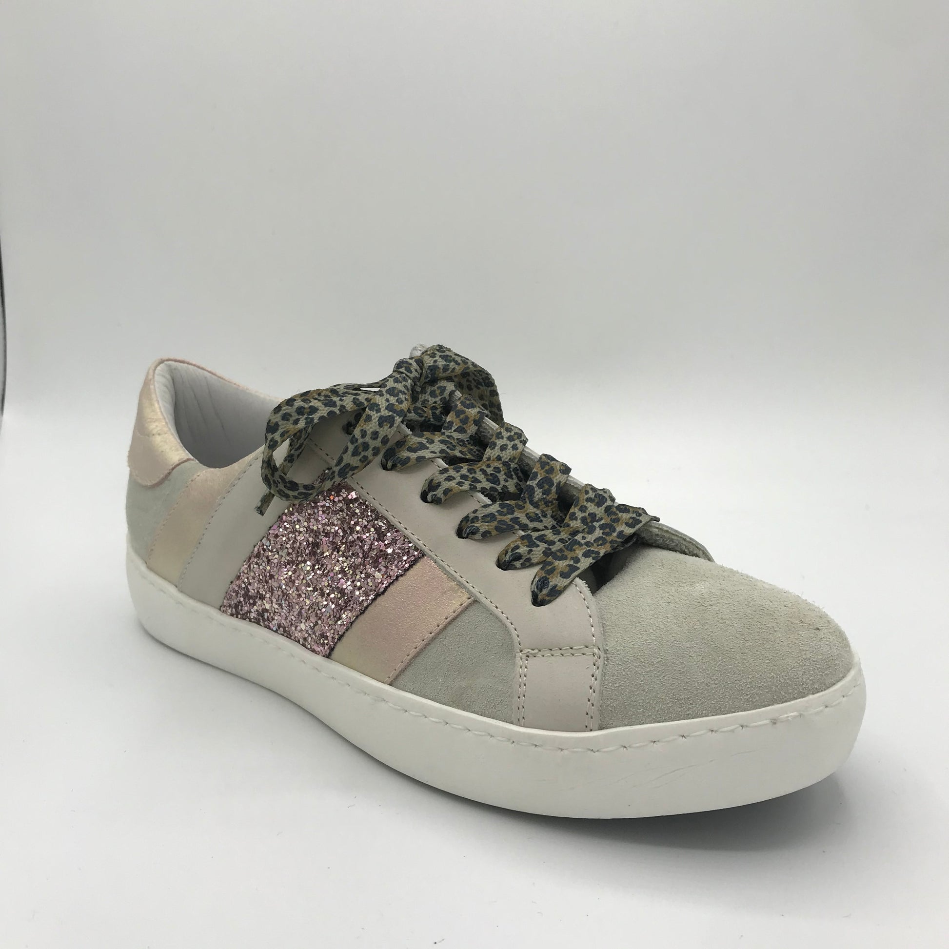 Meline Pink/Beige Trainer - Imeldas Shoes Norwich