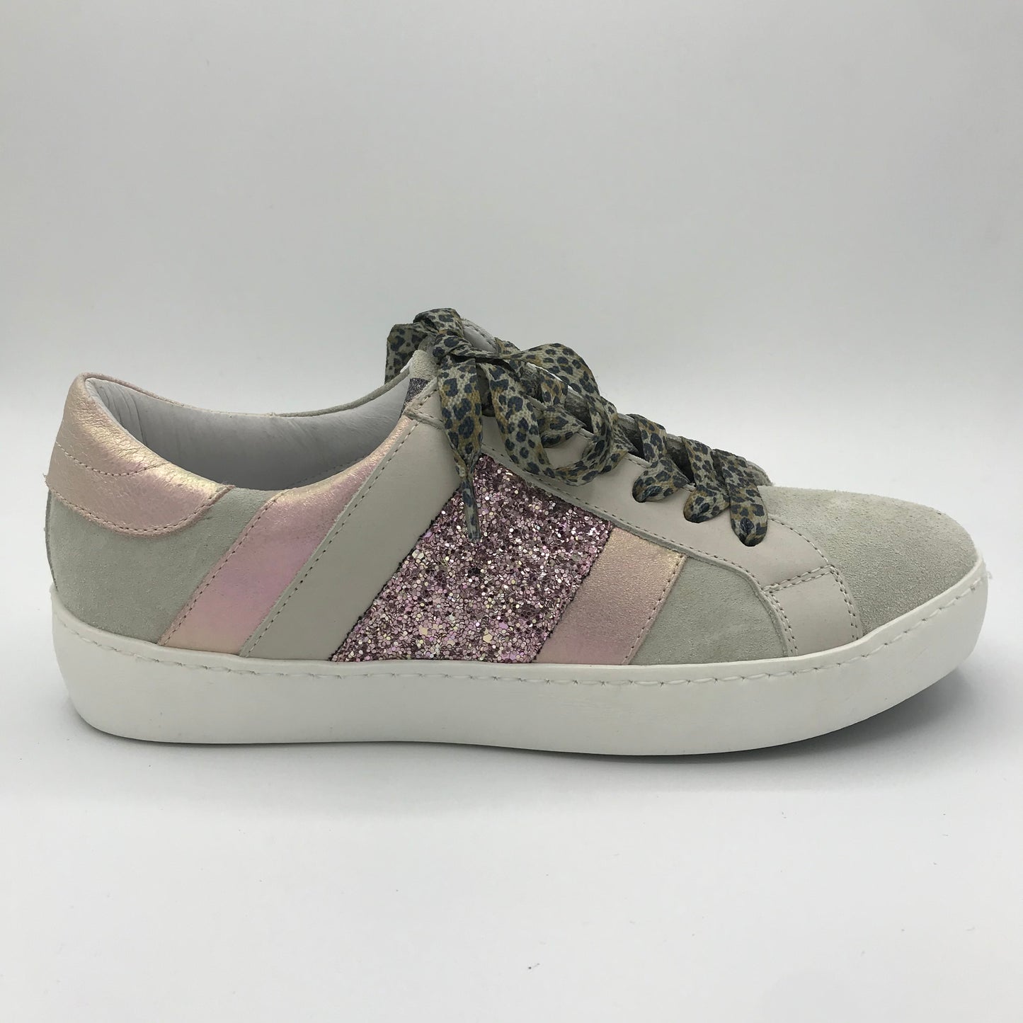 Meline Pink/Beige Trainer - Imeldas Shoes Norwich