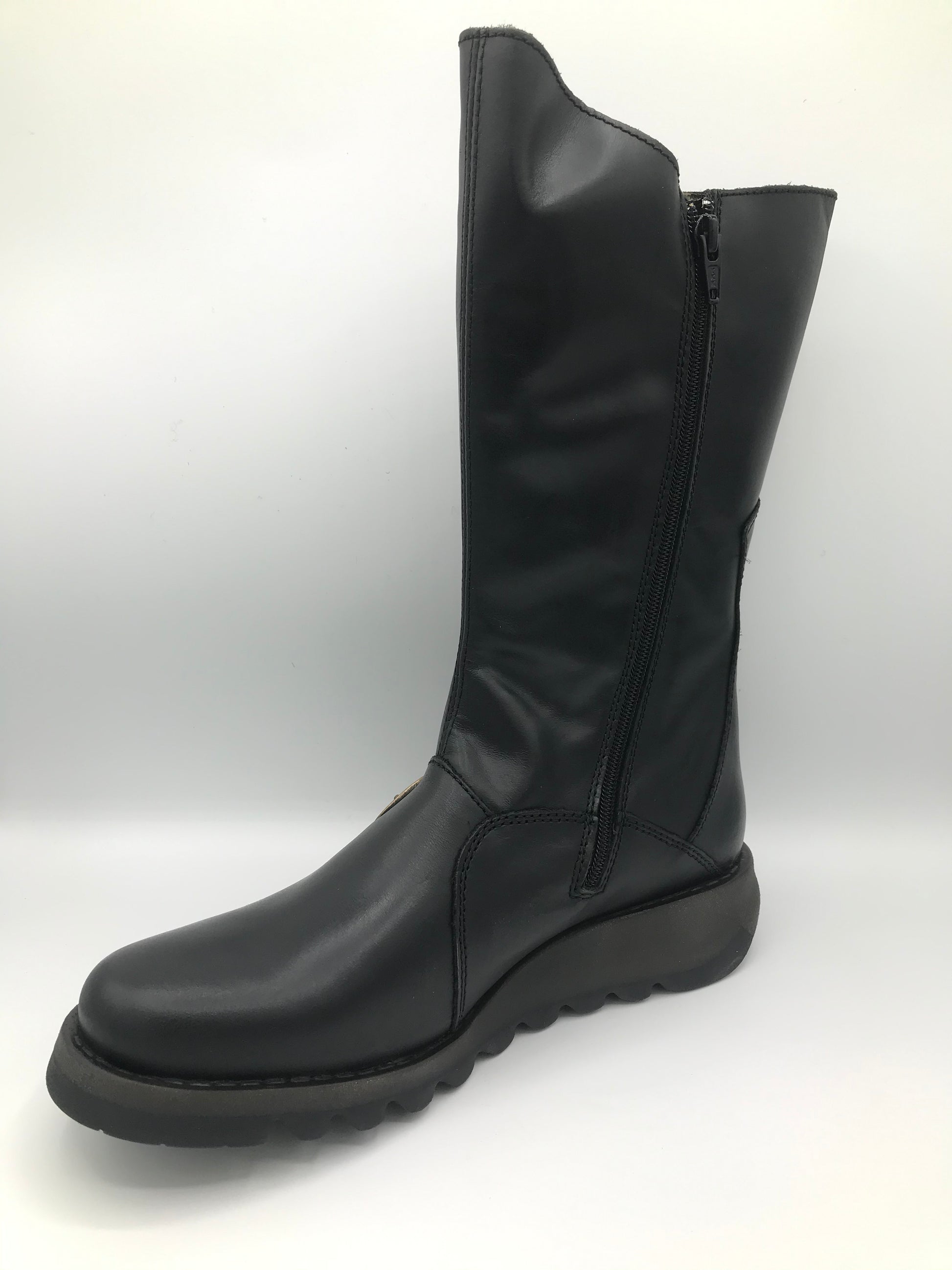 Mes 2 Black Leather Boot - Imeldas Shoes Norwich