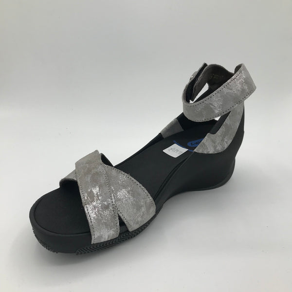 Wolky Era Stone Suede Sandal - Imeldas Shoes Norwich