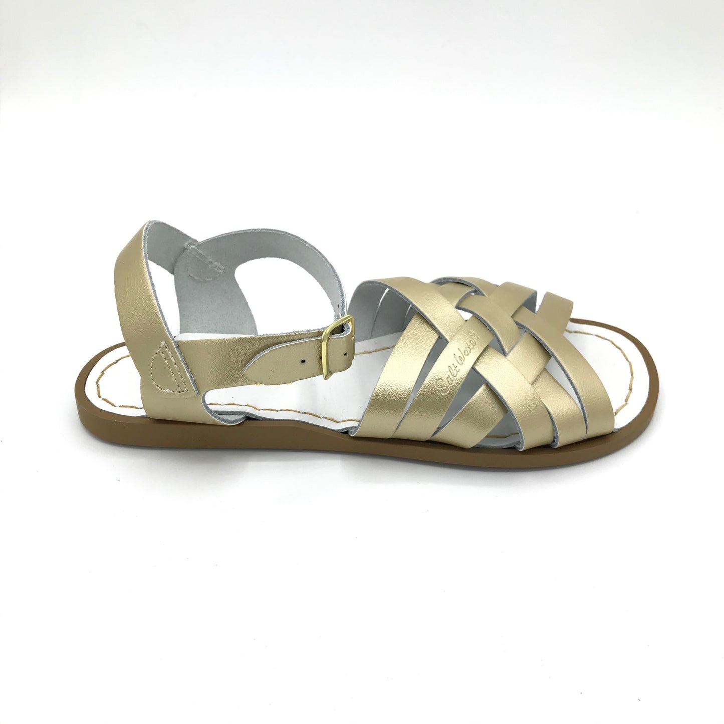 Retro Gold Sandals - Imeldas Shoes Norwich