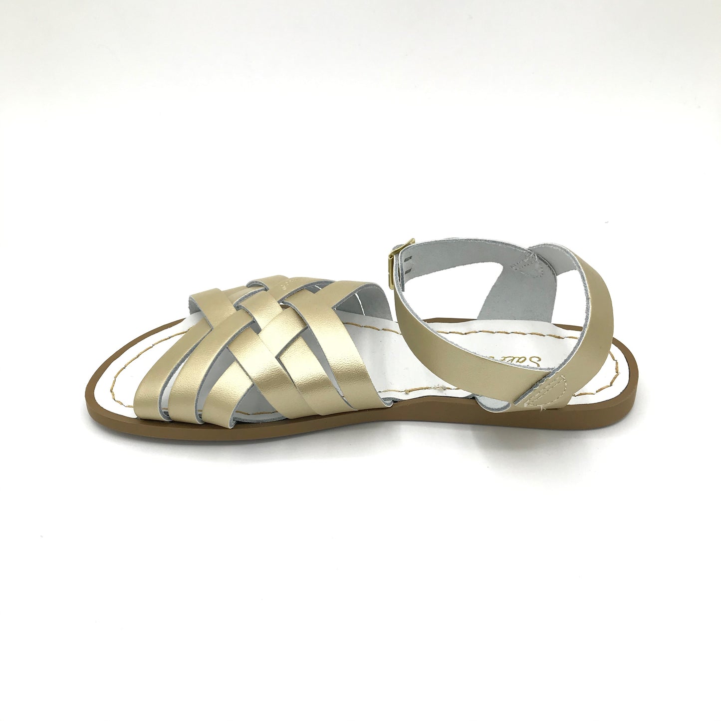 Retro Gold Sandals - Imeldas Shoes Norwich