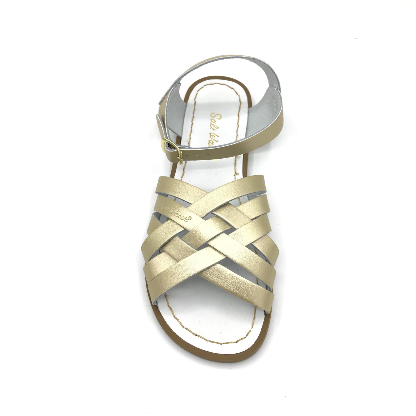 Retro Gold Sandals - Imeldas Shoes Norwich
