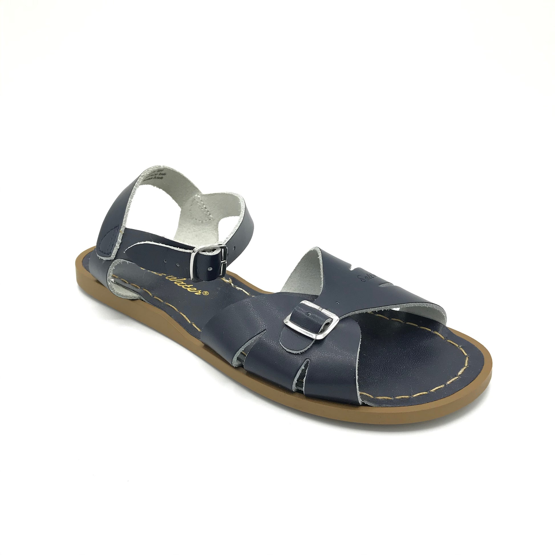 Navy Classic Sandals - Imeldas Shoes Norwich