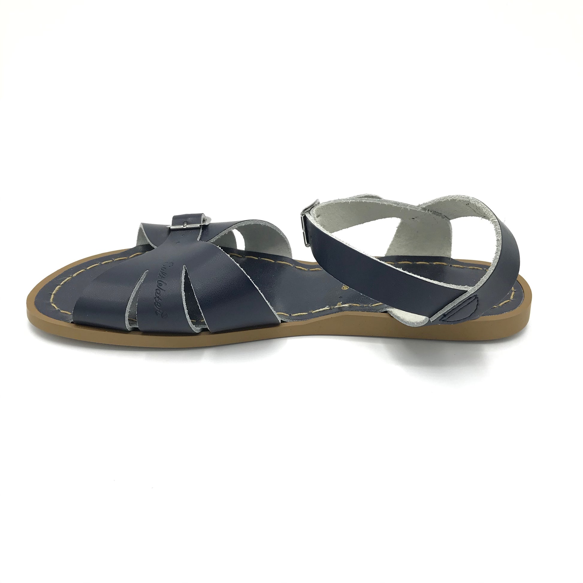 Navy Classic Sandals - Imeldas Shoes Norwich