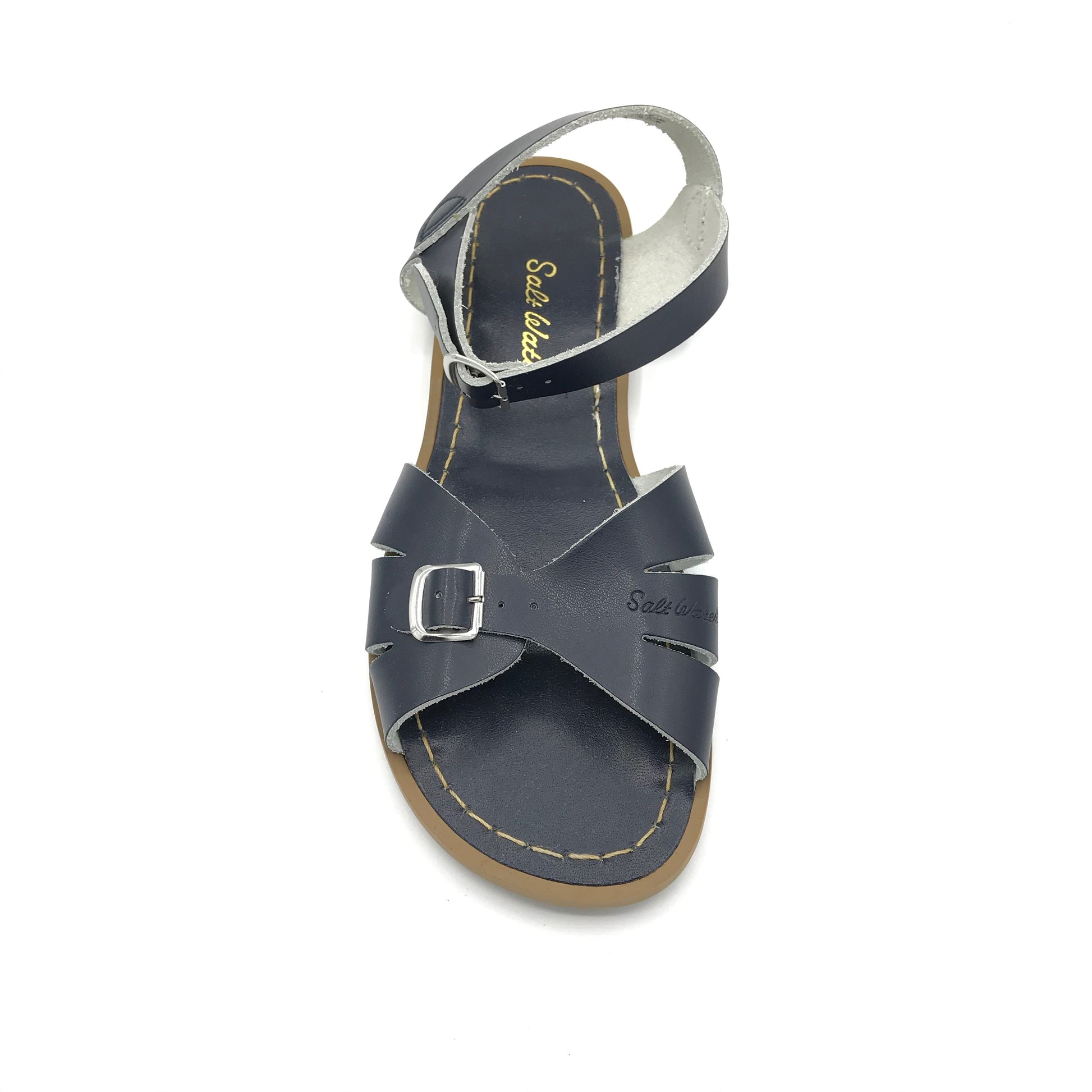 Navy Classic Sandals - Imeldas Shoes Norwich