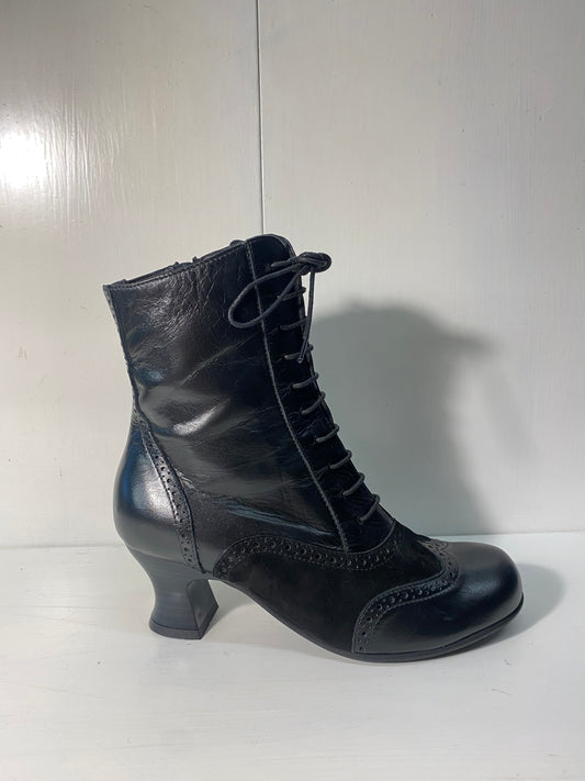 Vladi Venice Black Boots - Imeldas Shoes Norwich