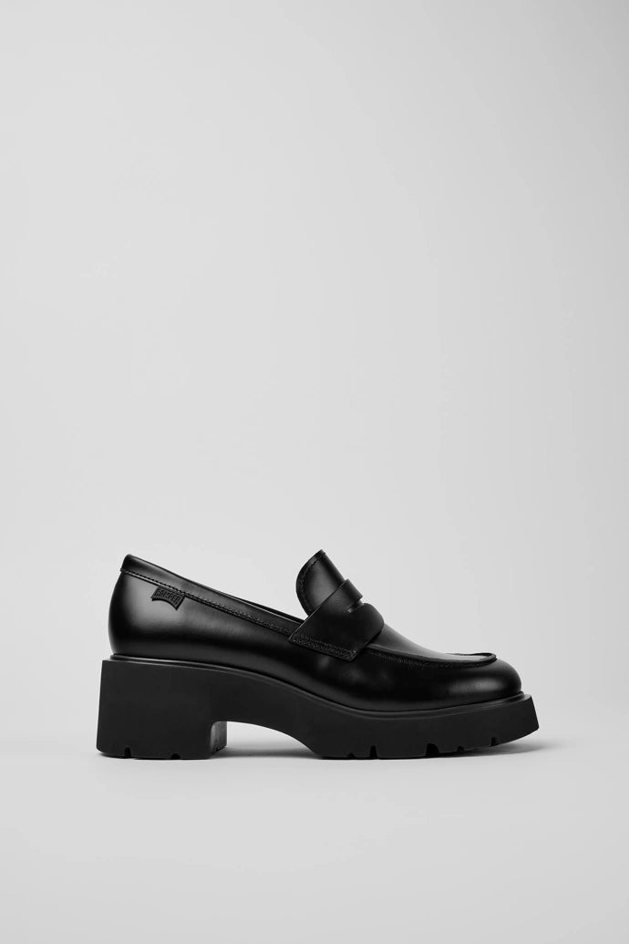 Camper K201425-002 Black Leather Loafers - Imeldas Shoes Norwich