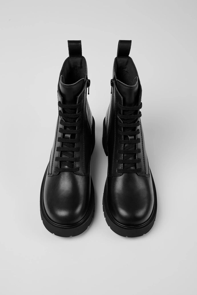 Camper K400577-001 Black Lace-up Boot Platform - Imeldas Shoes Norwich