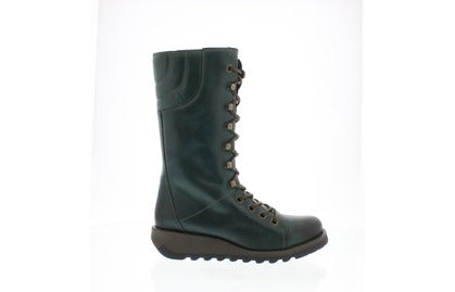 Ster petrol lace up/Zip up mid boot