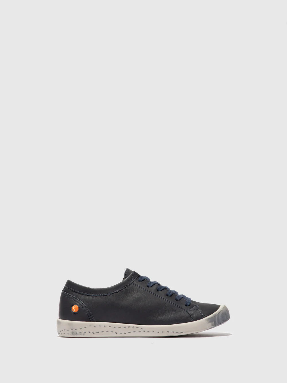 Softinos Lace-up Trainers ISLA SMOOTH NAVY - Imeldas Shoes Norwich