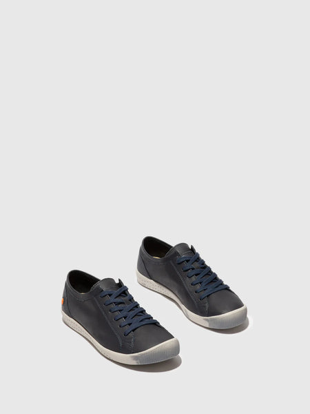 Softinos Lace-up Trainers ISLA SMOOTH NAVY