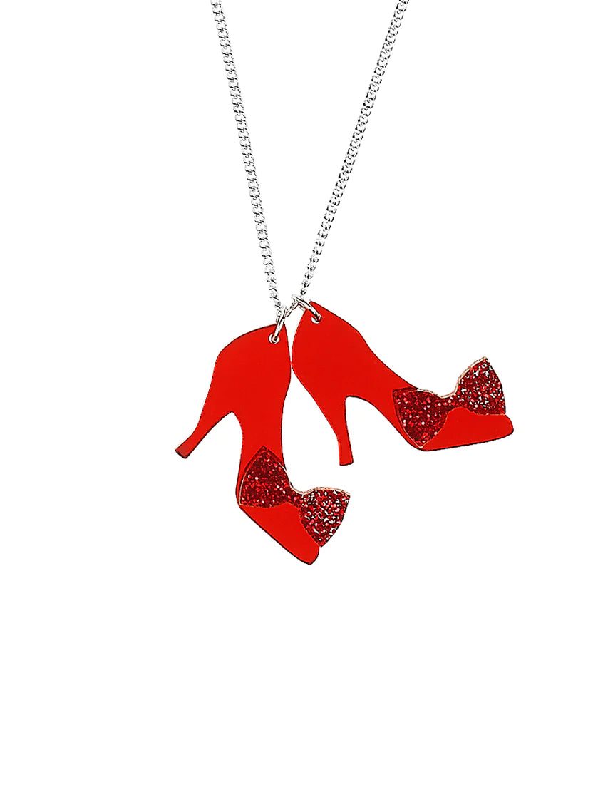 Ruby slipper necklace - Imeldas Shoes Norwich
