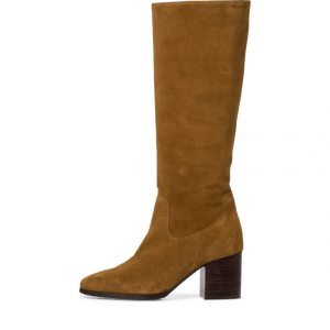 Tamaris 1-1-25521 Muscat Suede Knee High Boot - Imeldas Shoes Norwich