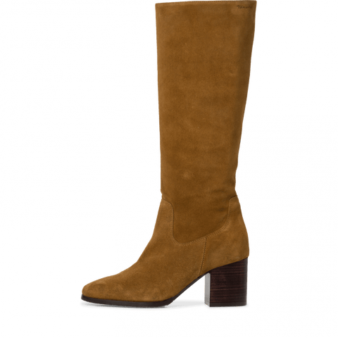 Tamaris 1-1-25521 Muscat Suede Knee High Boot - Imeldas Shoes Norwich