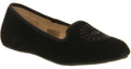 Ugg Alloway black slip on flat house shoe - Imeldas Shoes Norwich