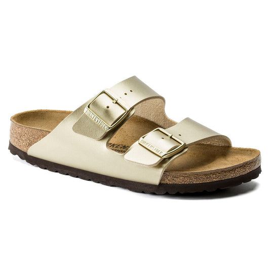 Birkenstock Arizona Sandal Birko-Flor Gold - Imeldas Shoes Norwich